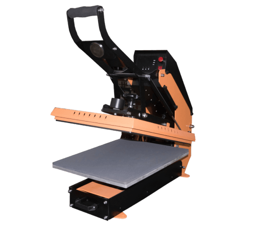 Planchas transfer con apertura neumática